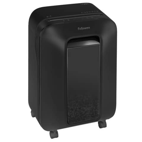 Distruggidocumenti uso moderato Fellowes LX201 - P-5 - 22 L - taglio a microframmenti 2x12 mm - nero 5050001